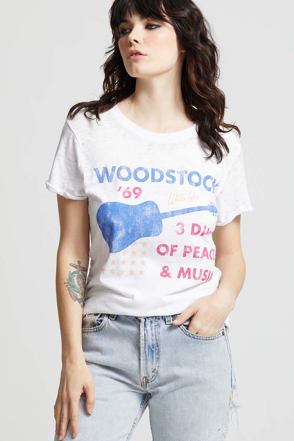 Recycled Karma Woodstock 1969 Guitar Tee