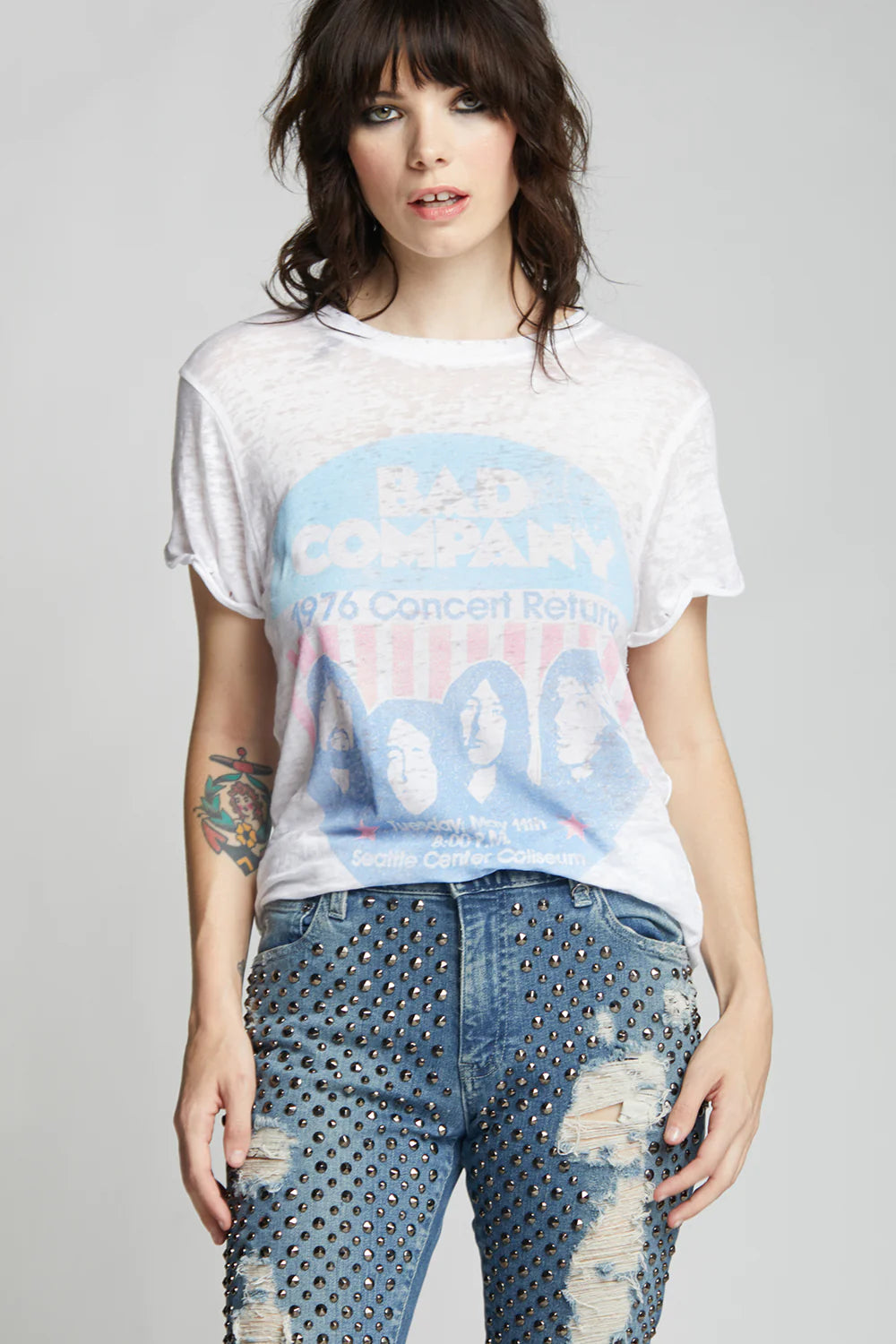 Recycled Karma Bad Company Concert Return Tee