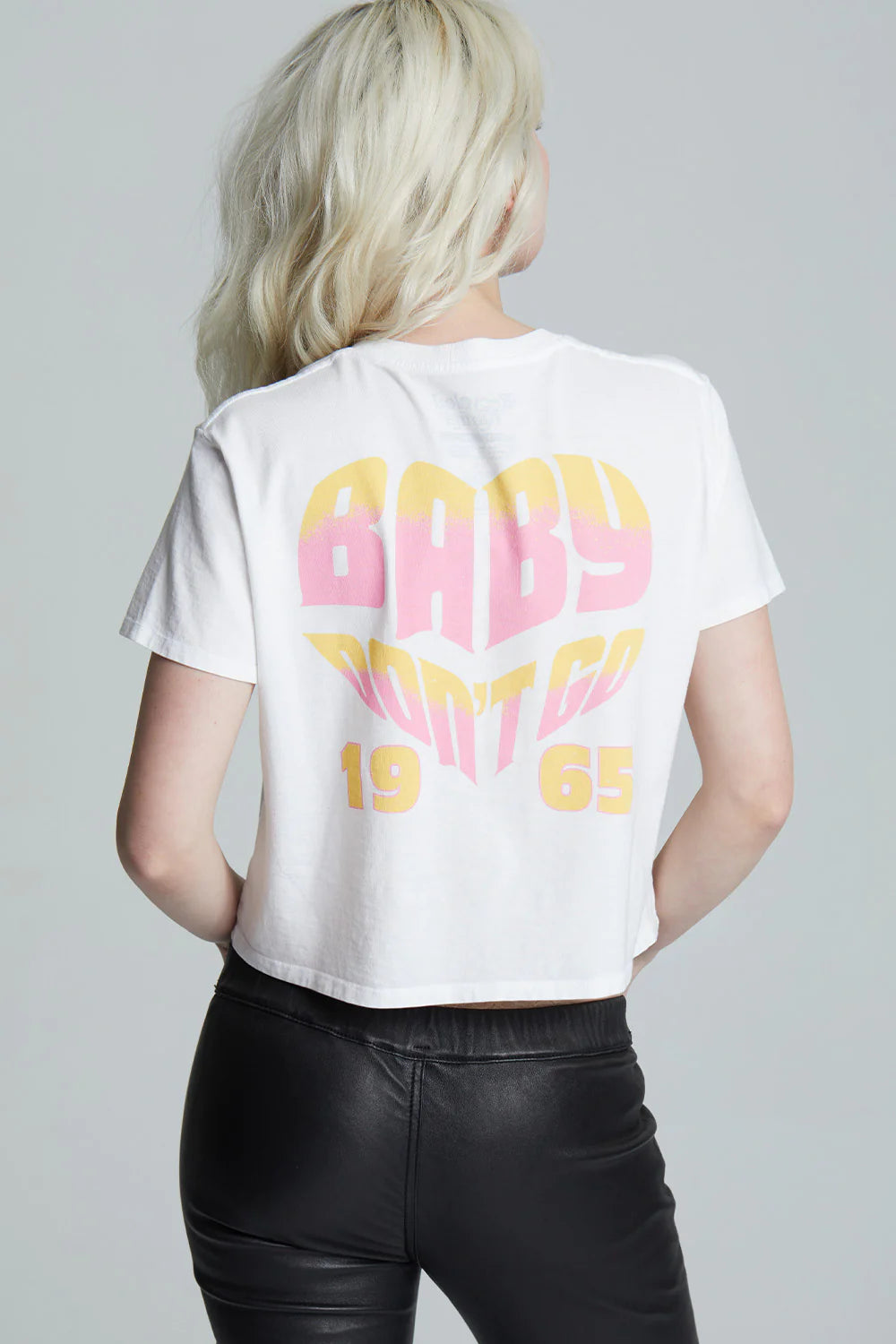 Recycled Karma Sonny & Cher Don't Go Crop Tee