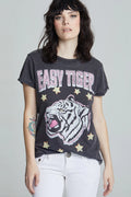 Recycled Karma Easy Tiger Stars Burnout Tee