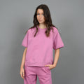 RDI Paloma Fleece Raglan Short Sleeve Top