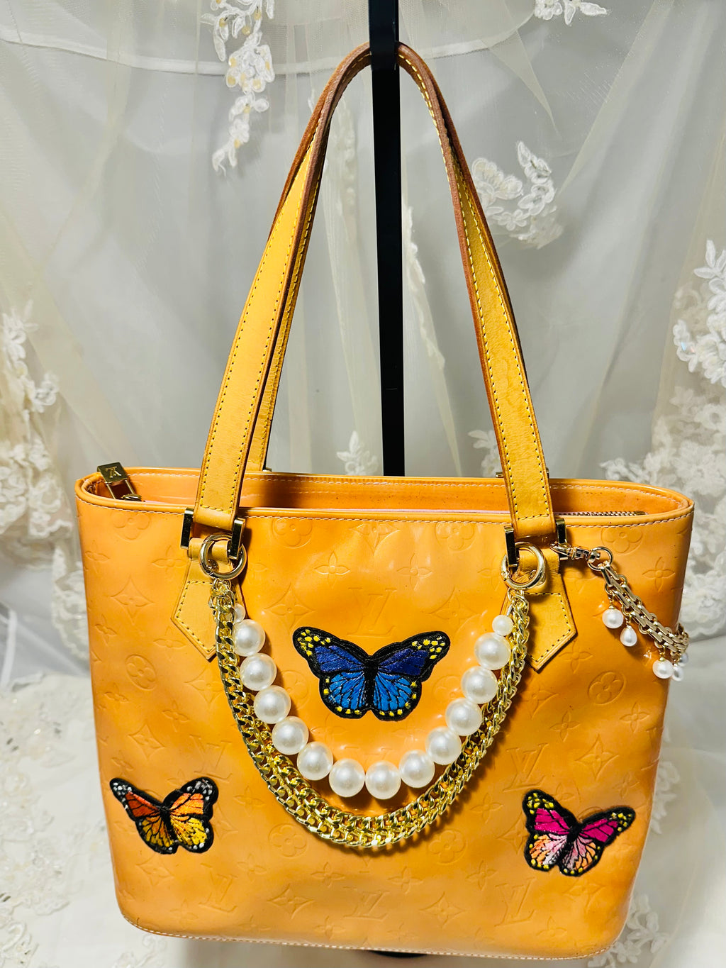 OOAK Vintage LV Butterfly Purse