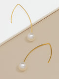 Zenzii Pearl Pull Through Earring