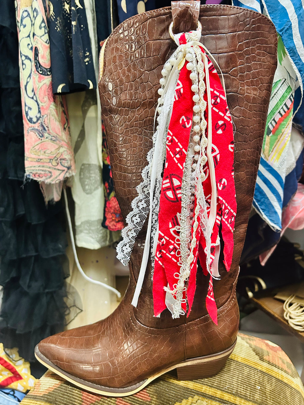 Handmade Game Day Boot/Bag Charm