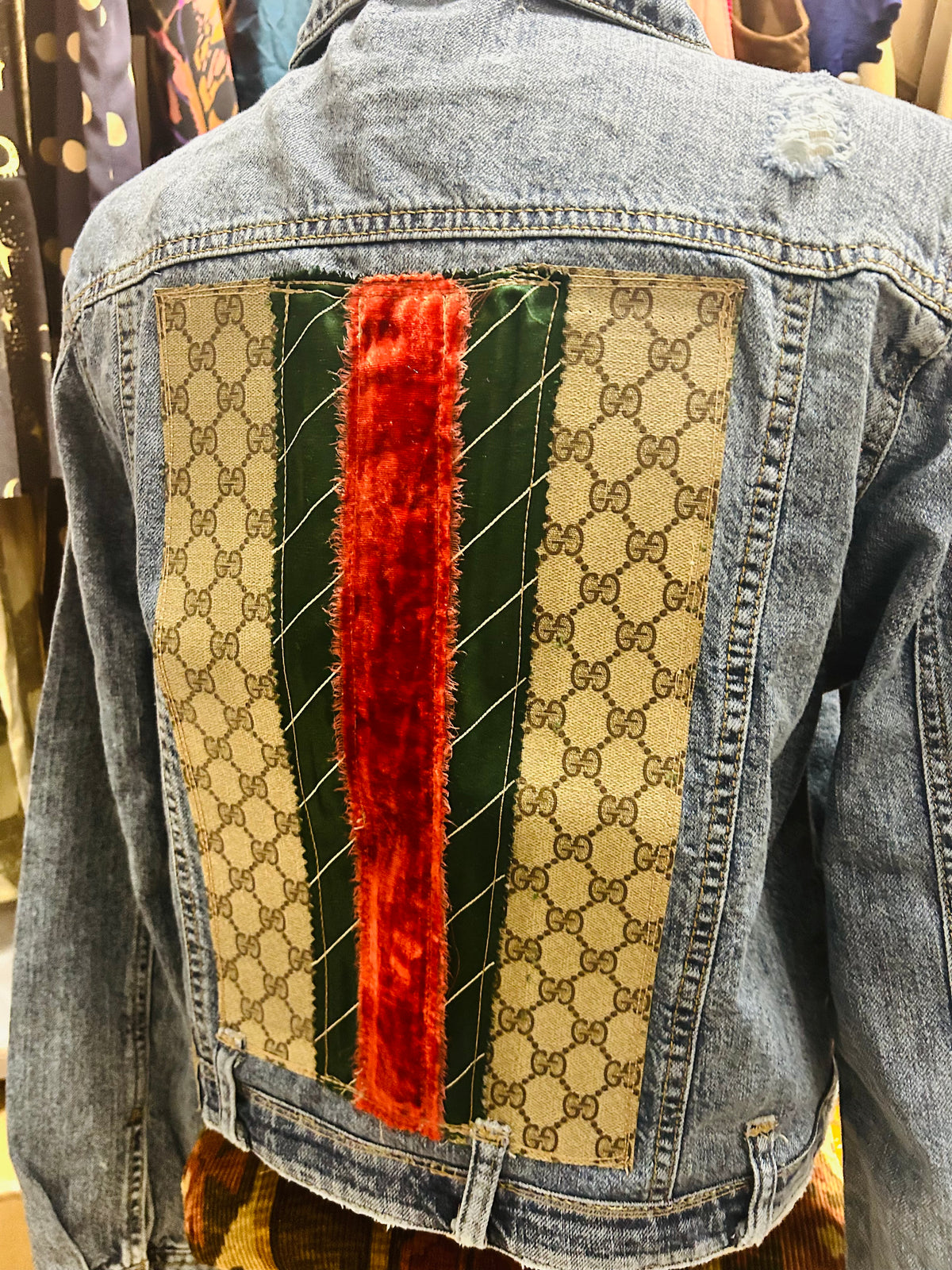 OOAK The Silk & Story Reworked Denim Jacket