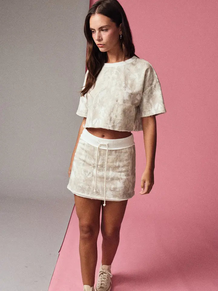 Textured Crop Top