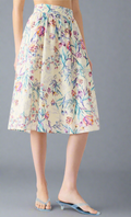 Steve Madden Carlynn Floral Print Midi Skirt