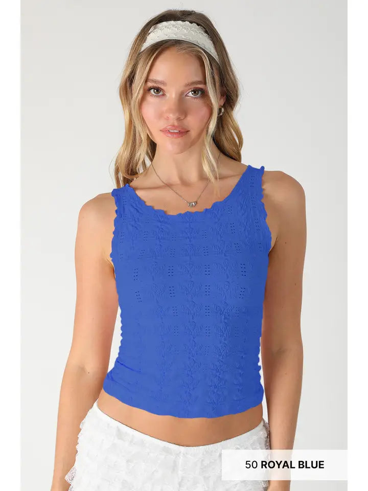 NikiBiki Floral Edge Top