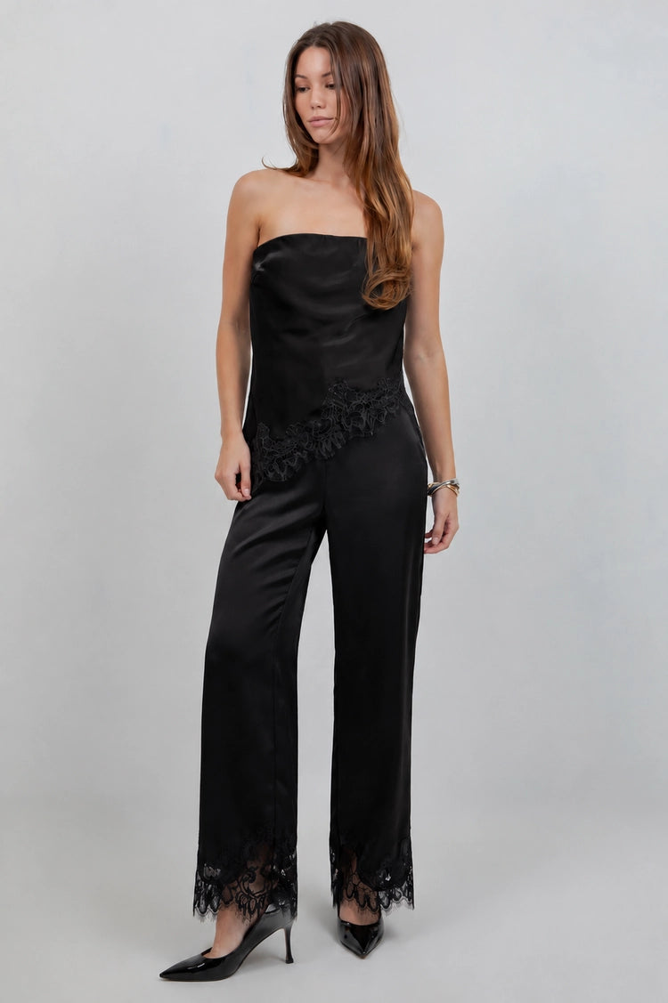 Dream On Satin Tube Top