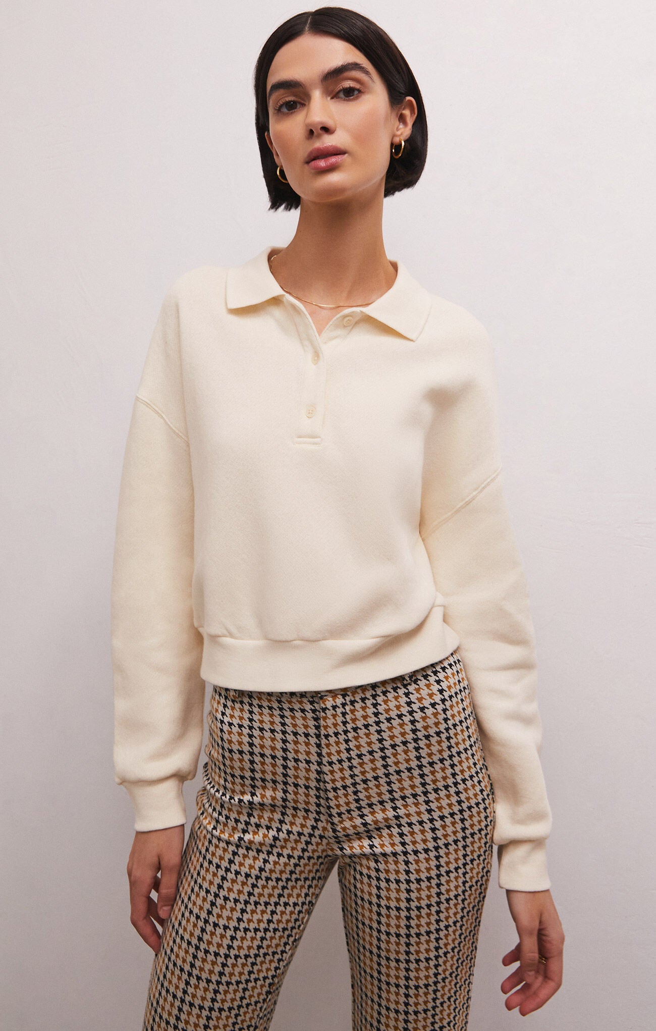 Z Supply Westerly Polo Sweatshirt