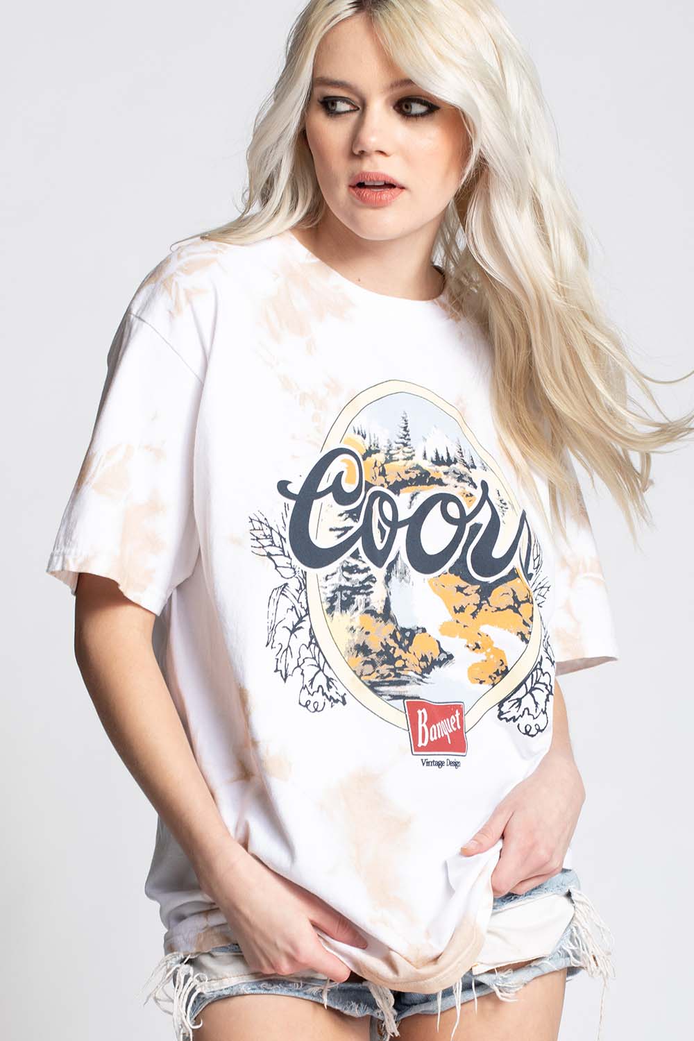 Recycled Karma Tie Dye Coors Banquet Tee