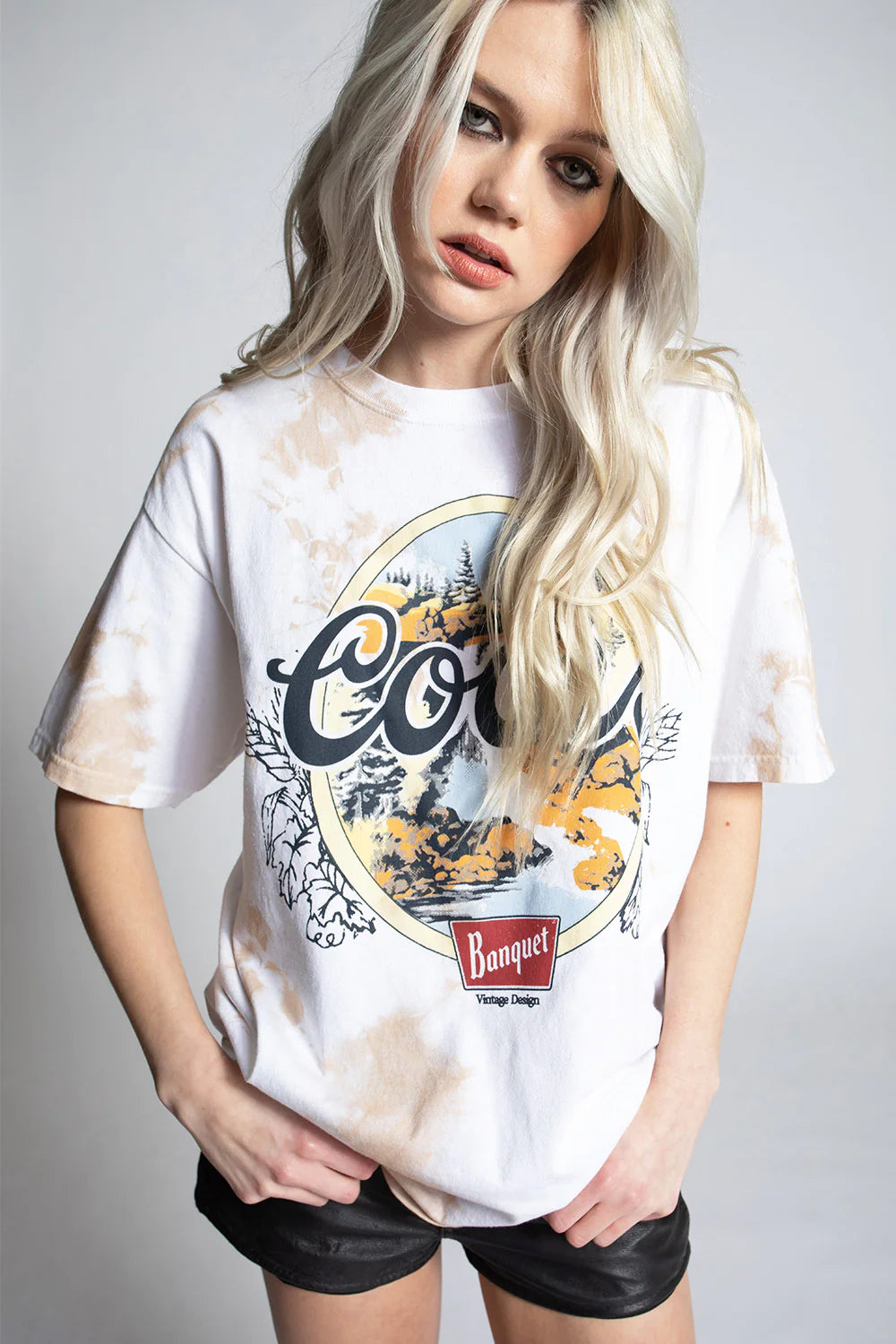 Recycled Karma Tie Dye Coors Banquet Tee