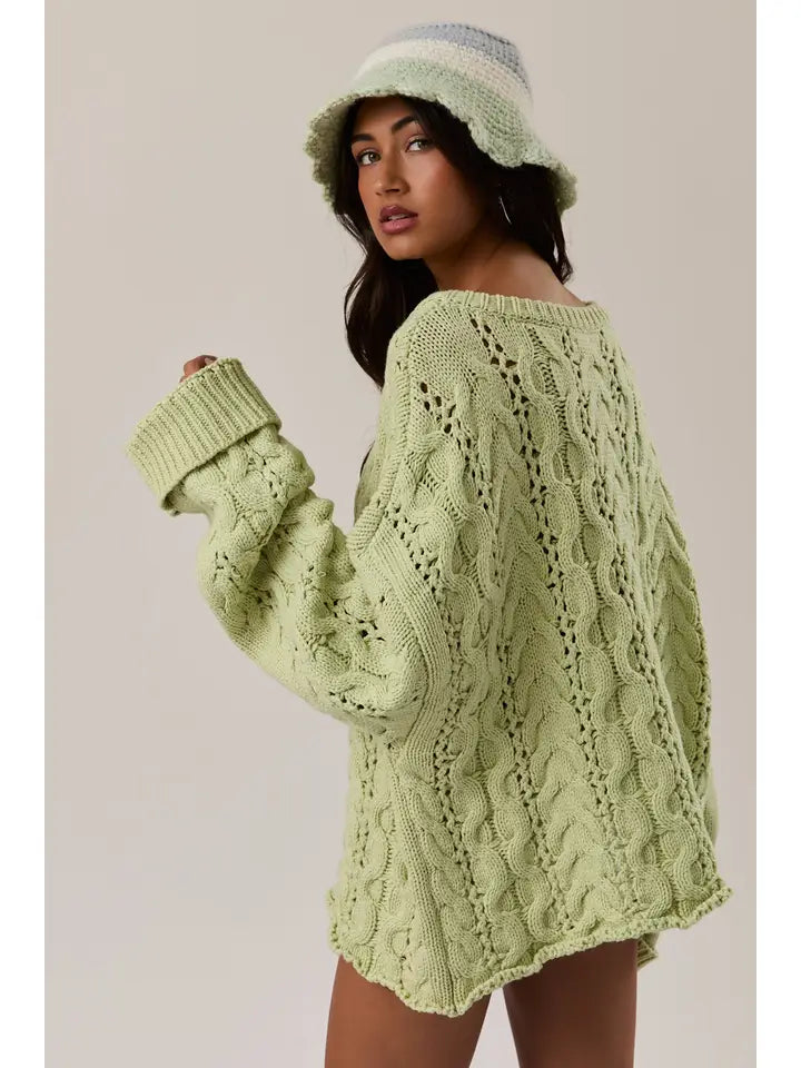 Take Me There Henley Sweater