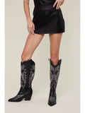 Go Your Own Way Leather Mini Skort