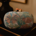 Floral Embroidered Evening Clutch Bag Vintage