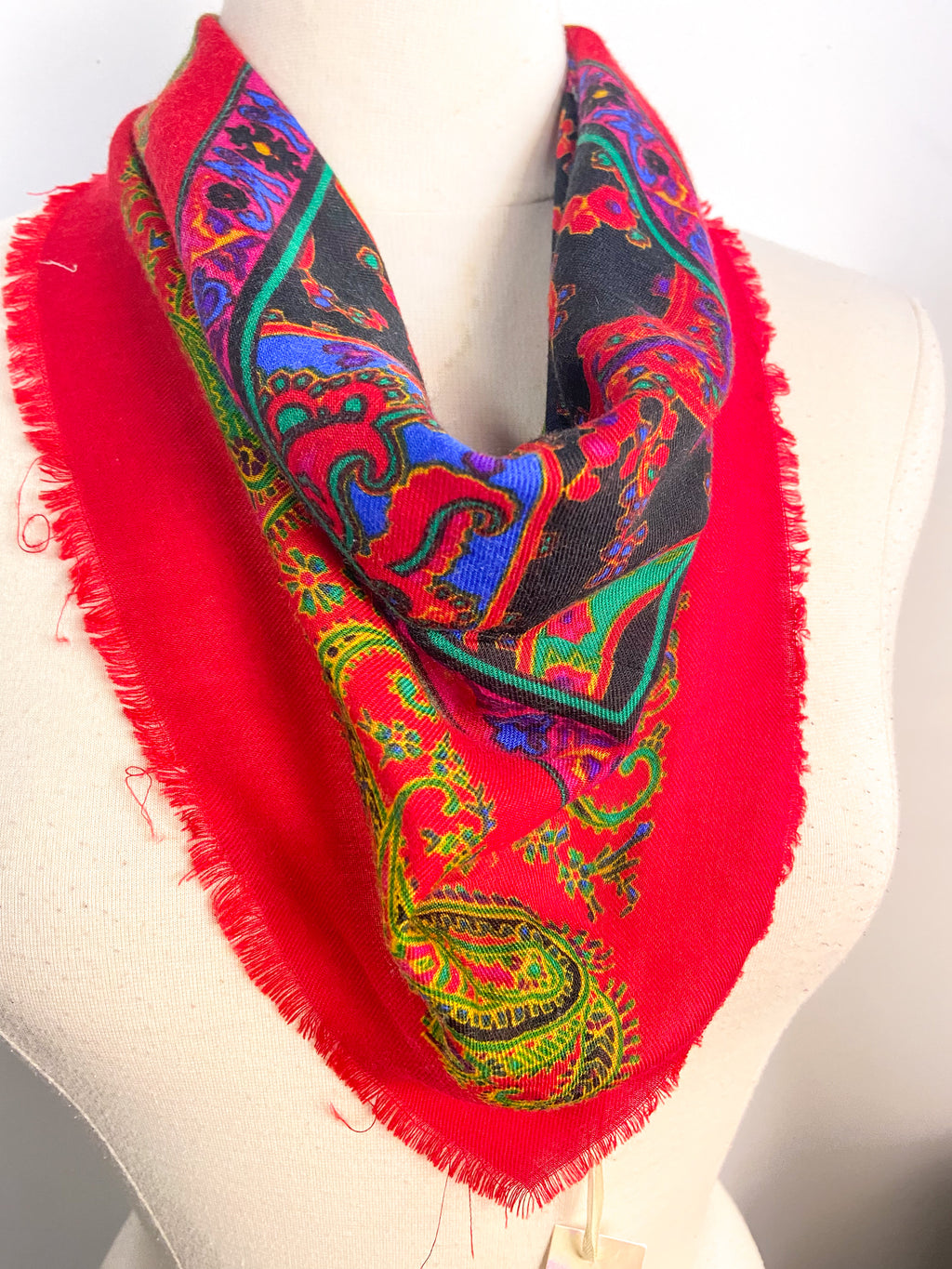 OOAK Vintage Challis Scarf