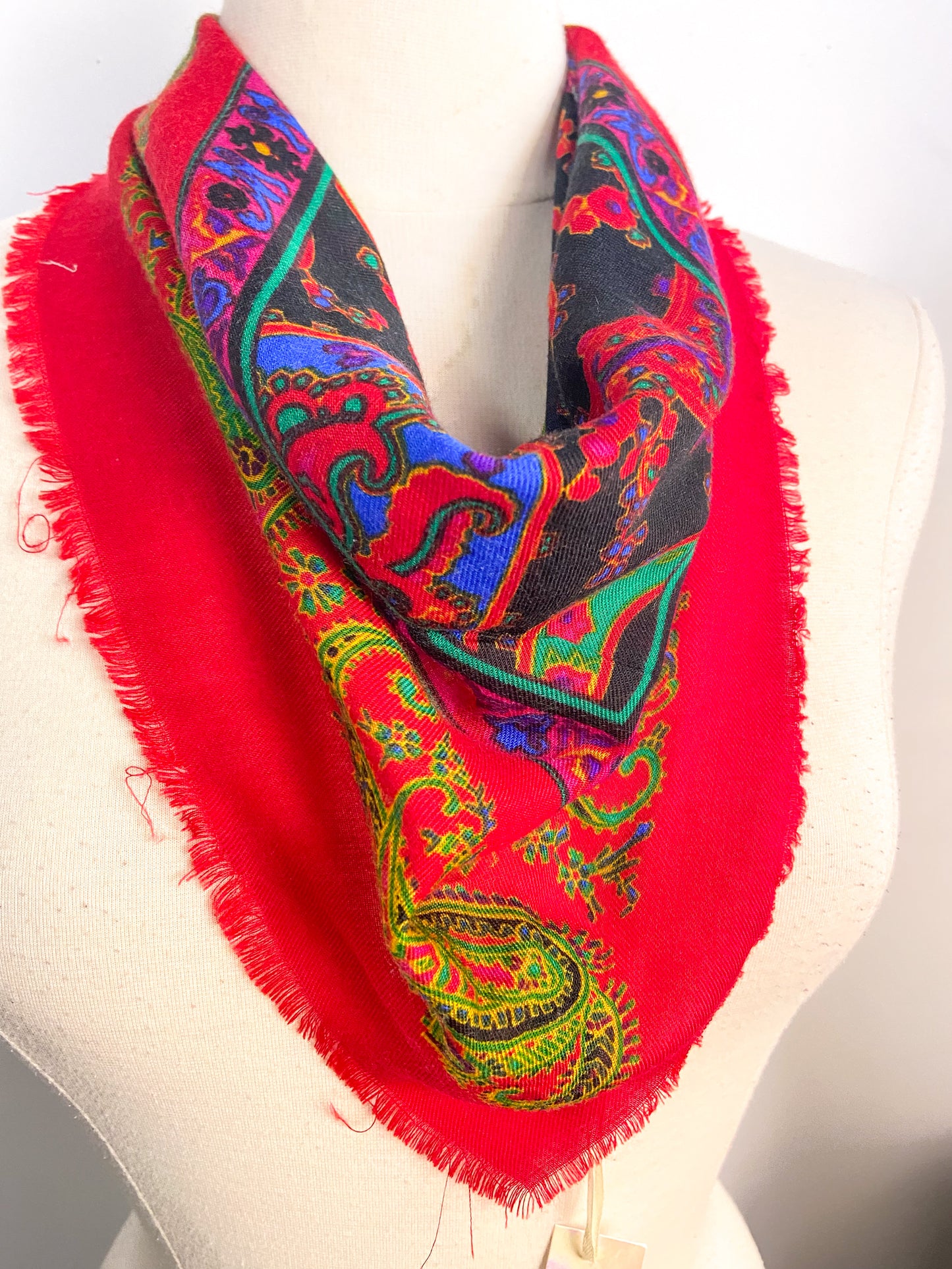 OOAK Vintage Challis Scarf