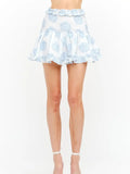 Sammie Blue Floral Skirt