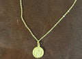 LUXE 18KT GOLD PLATED BRUTUS ROMAN COIN NECKLACE