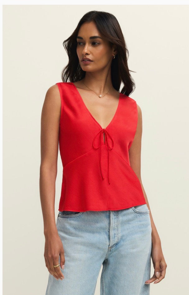 Z Supply Luana Satin Top