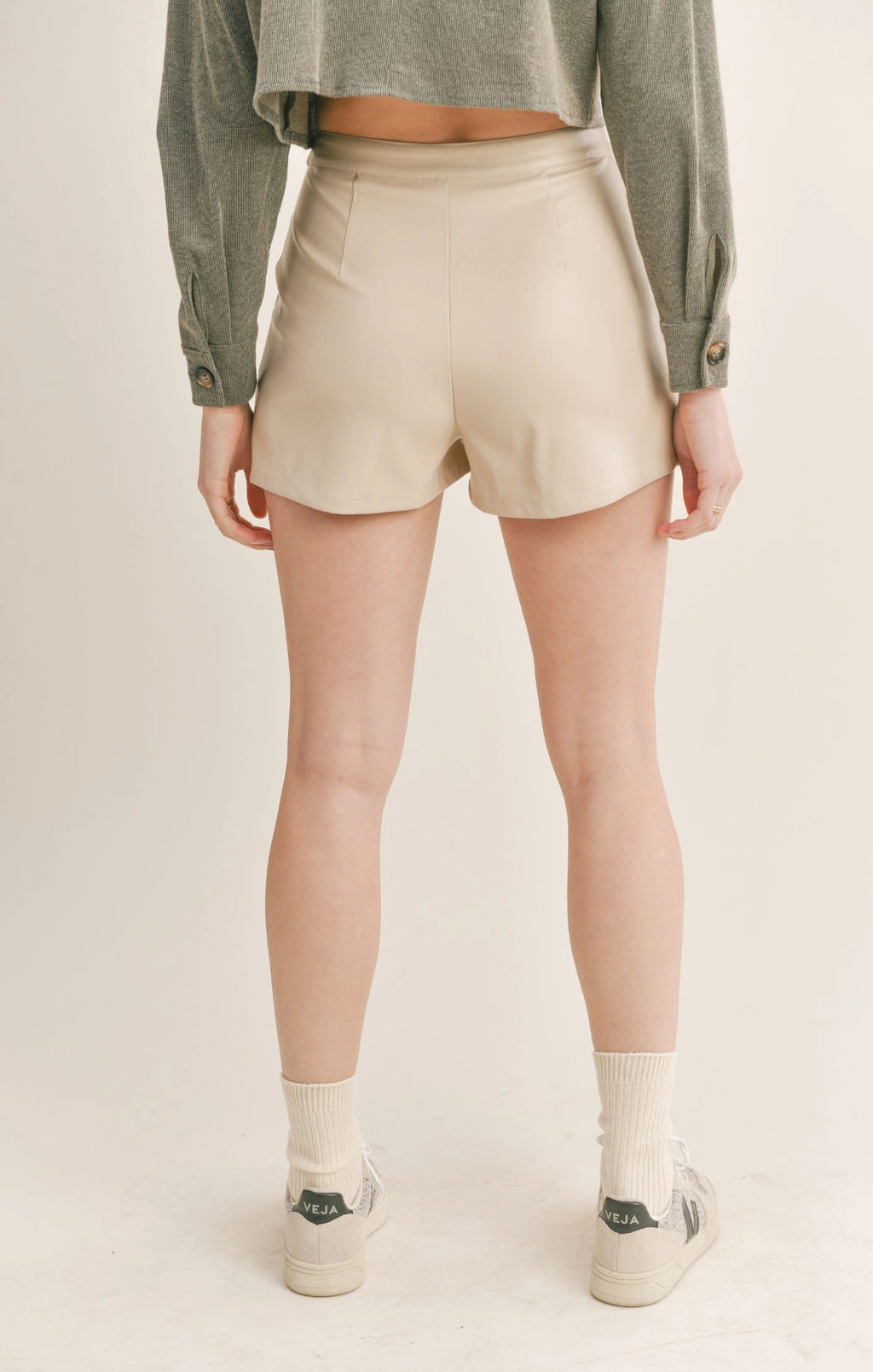 Sadie & Sage Hidden Gem PU Leather Short