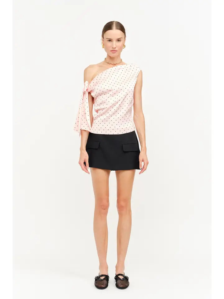 Celestine Dot Top
