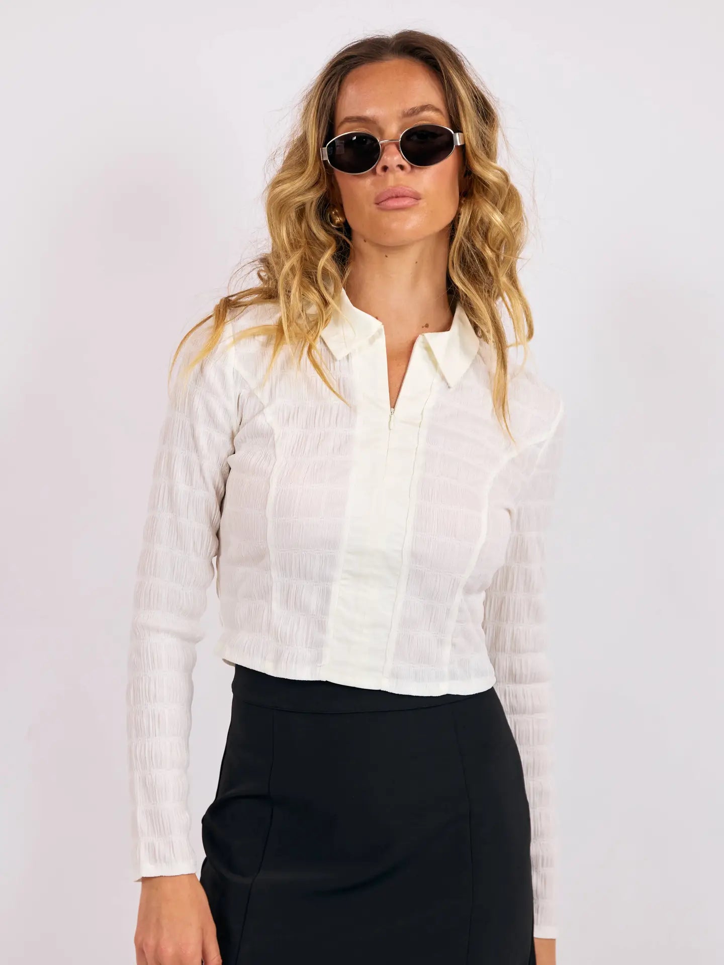 Sage the Label Mont Blanc Zip Front Knit To