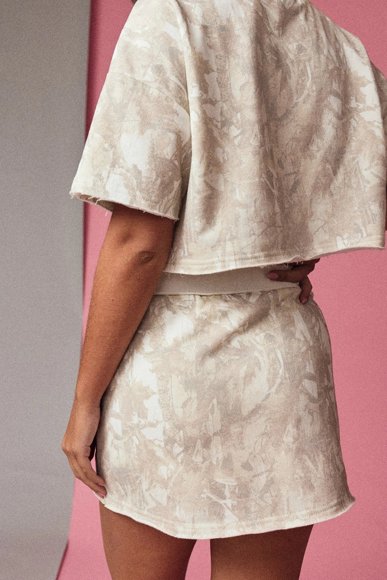 Textured Mini Skirt