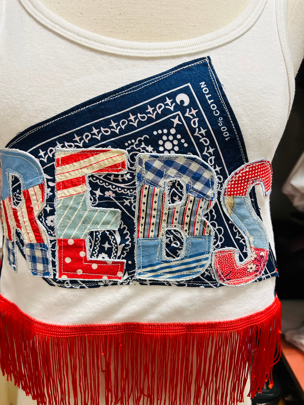 OOAK Rebs Fringe Tank
