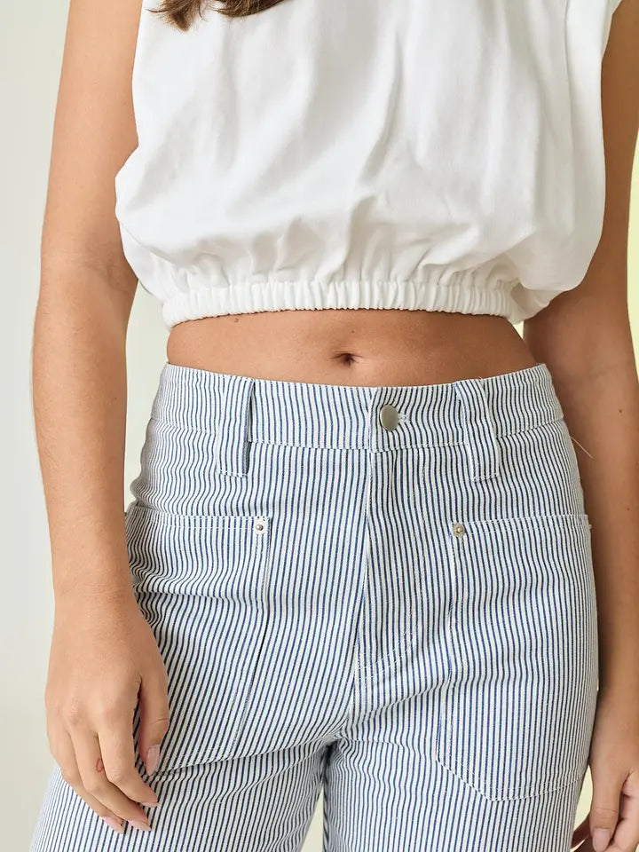Kylie Pinstripe Pants