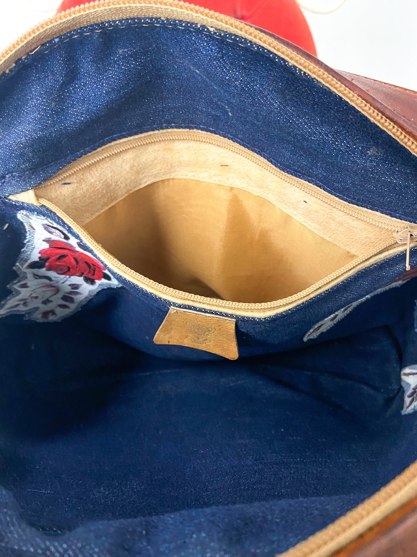 OOAK Vintage Gucci Purse w/ Leather Frame & Bag Chain