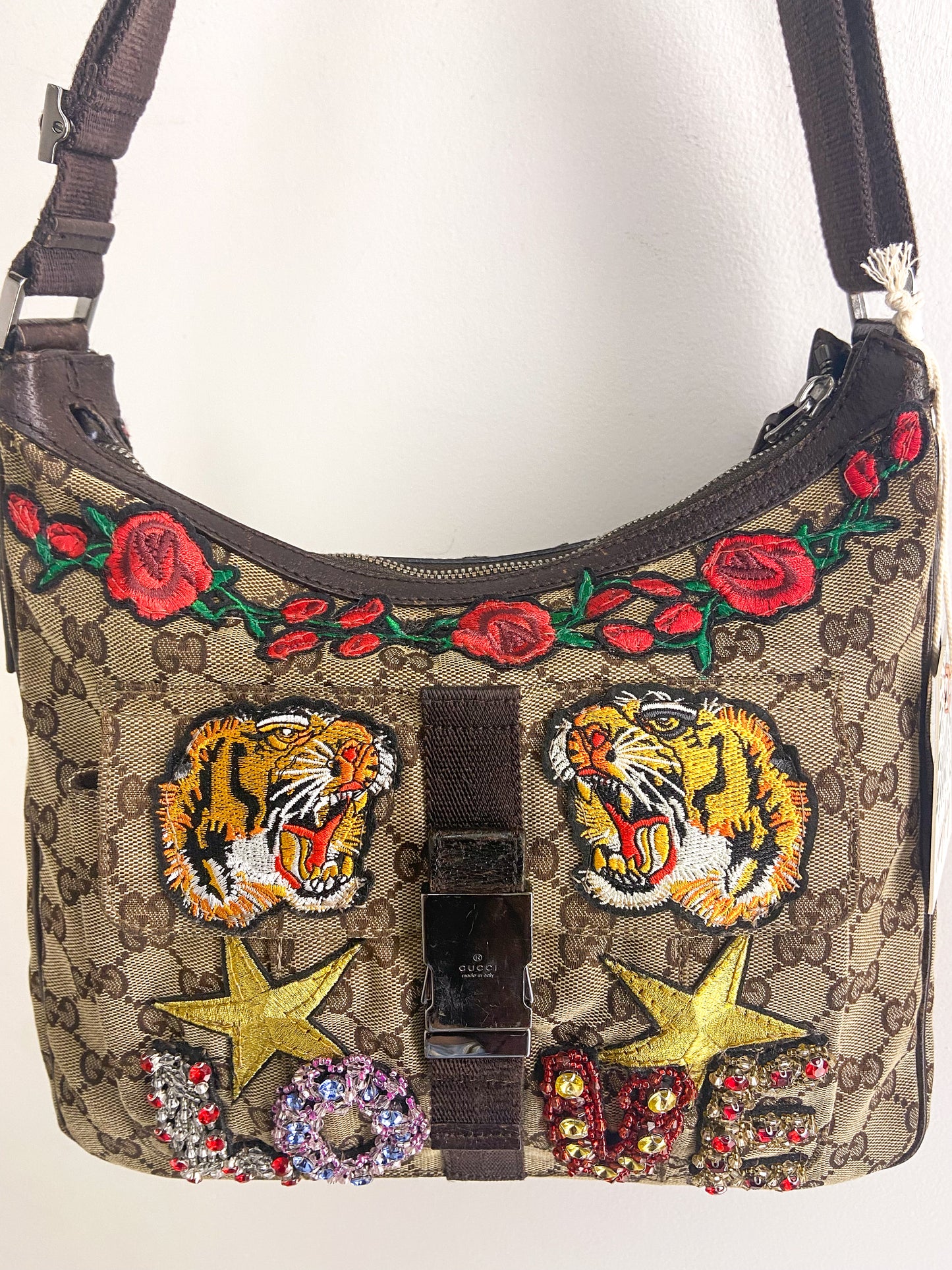 OOAK Vintage Gucci TIger Love Purse