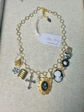 OOAK Cameo Charm Necklace