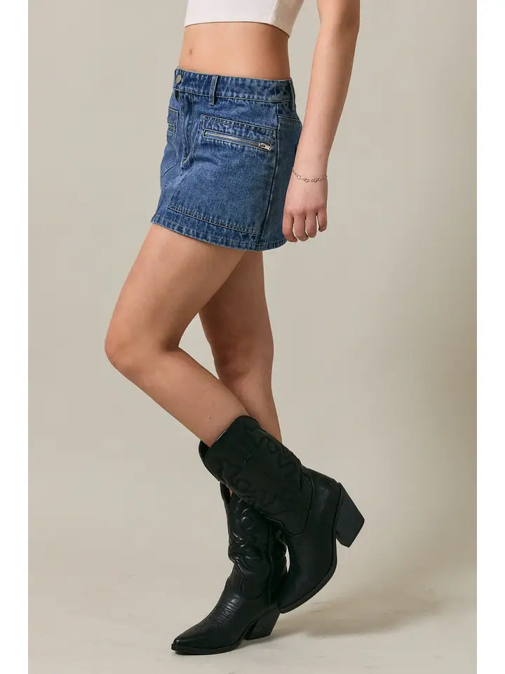 Low Waist Micro Skirt