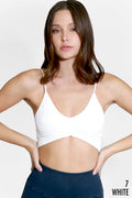 NikiBiki Ribbed Triangle Bralette