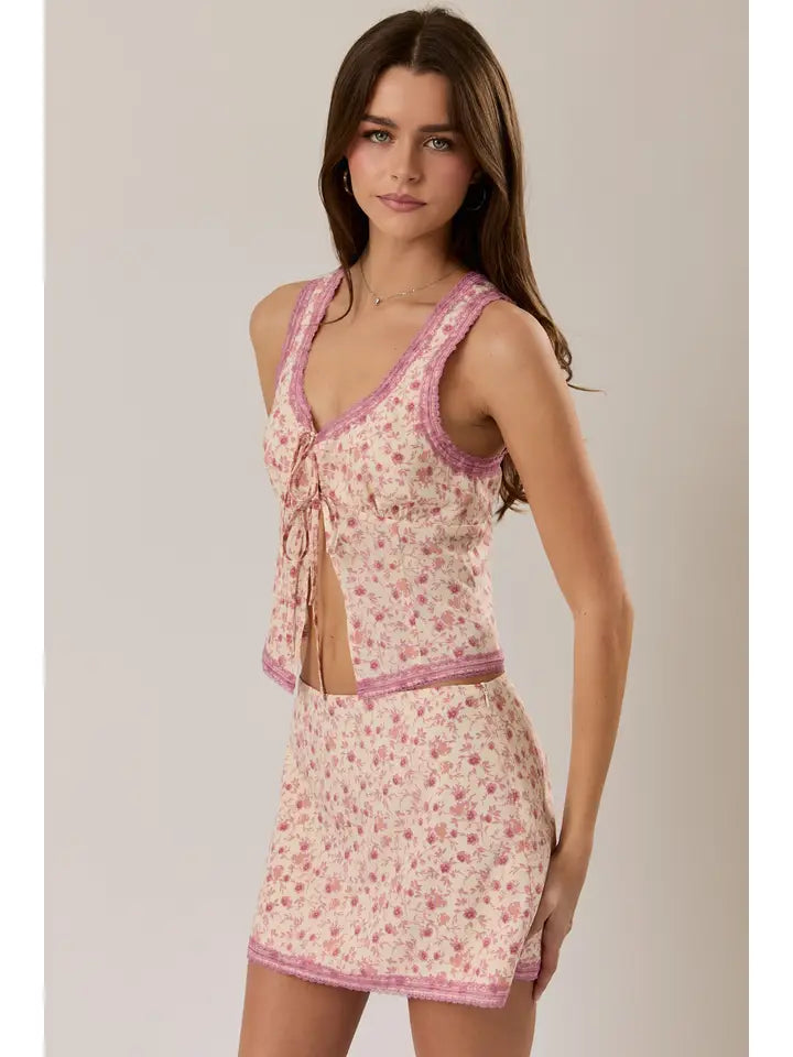 Lace Trim Tank