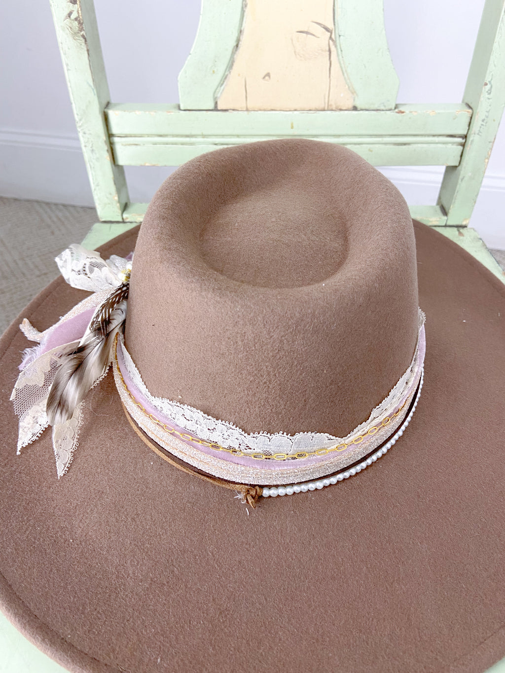 OOAK Upcycled Peter Grimm 100% Wool Hat