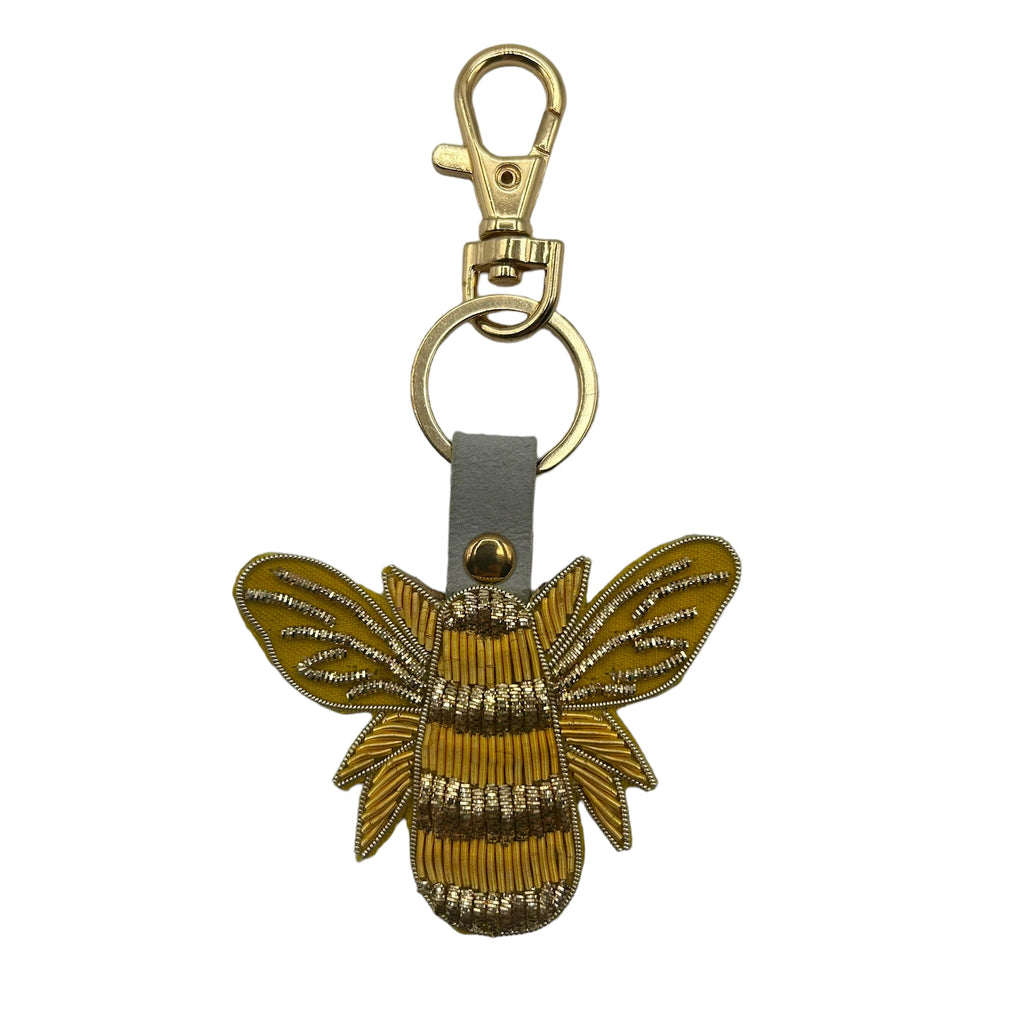 Golden Bee Key Ring