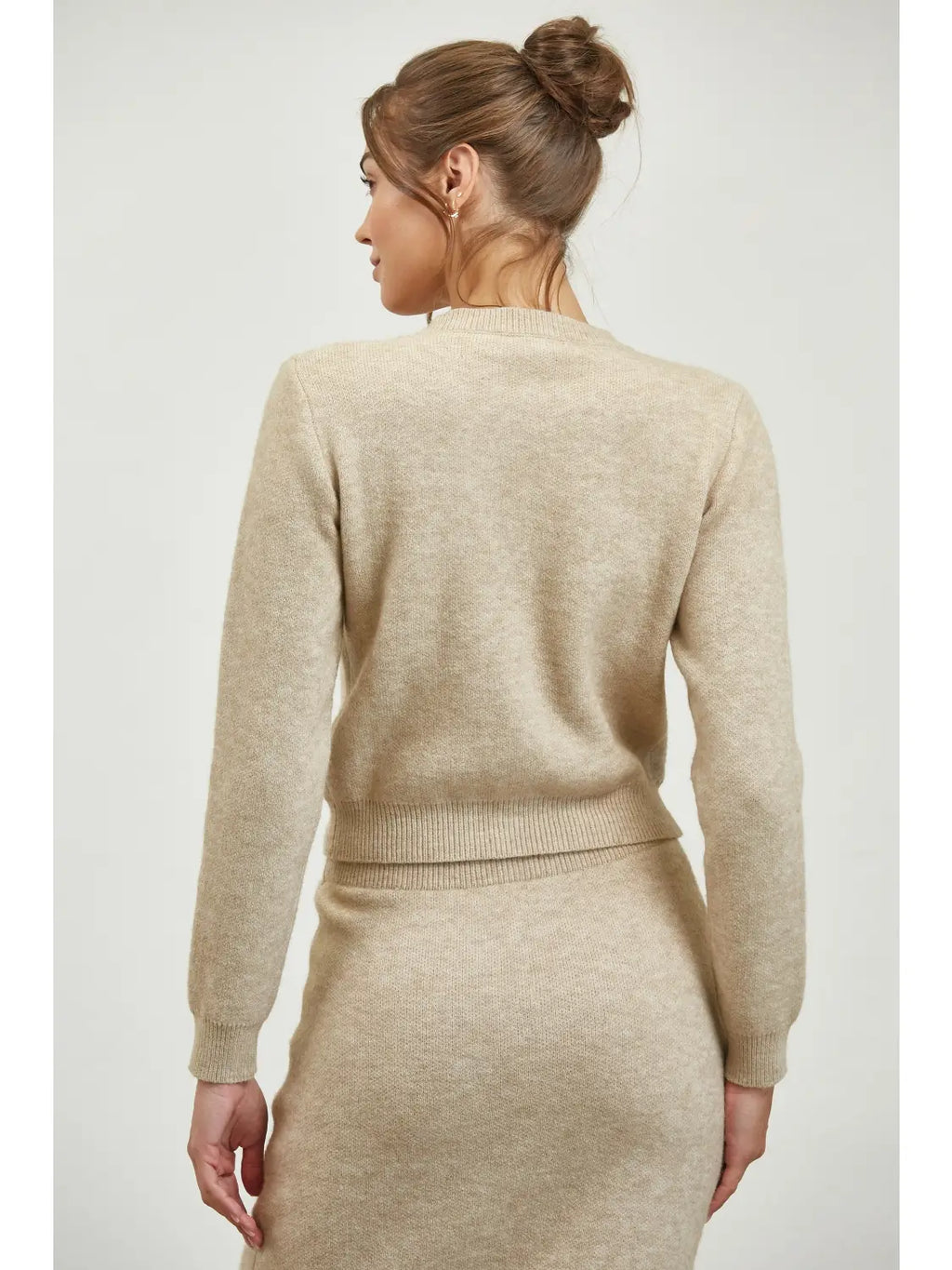 Embellished Sweater Cardigan