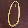 LUXE WIDE HERRINGBONE NECKLACE