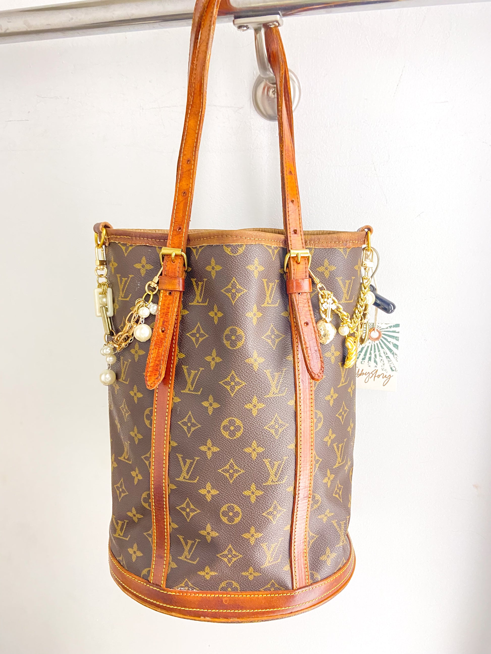 LS Upcycled Vintage LV Leather Lining Bag – Libby Story