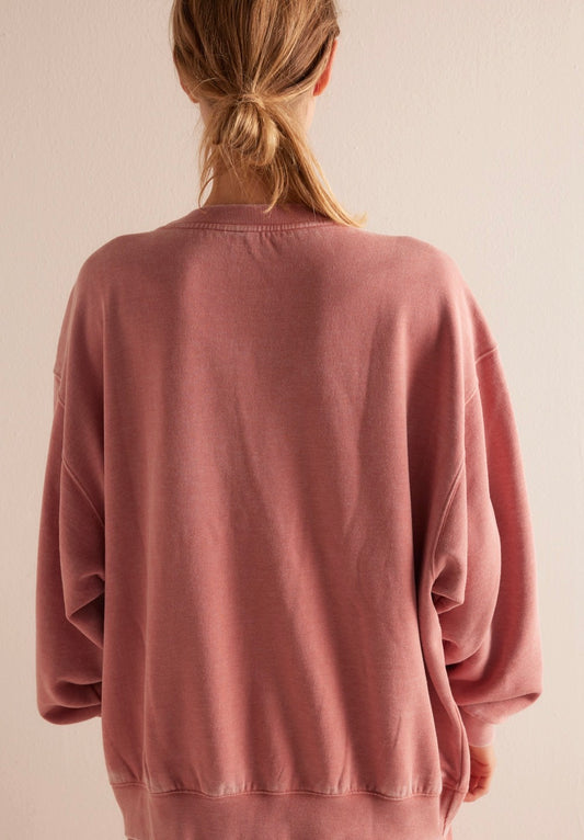 FREE PEOPLE SLOW IT DOWN PULLOVER