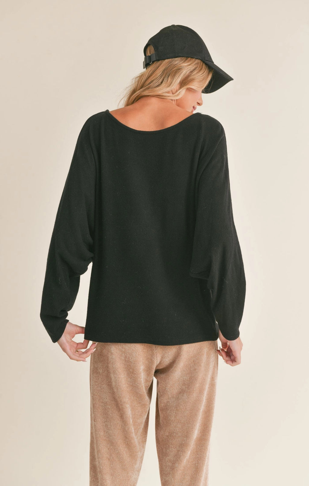 Sadie & Sage Lindy Dolman Knit Top