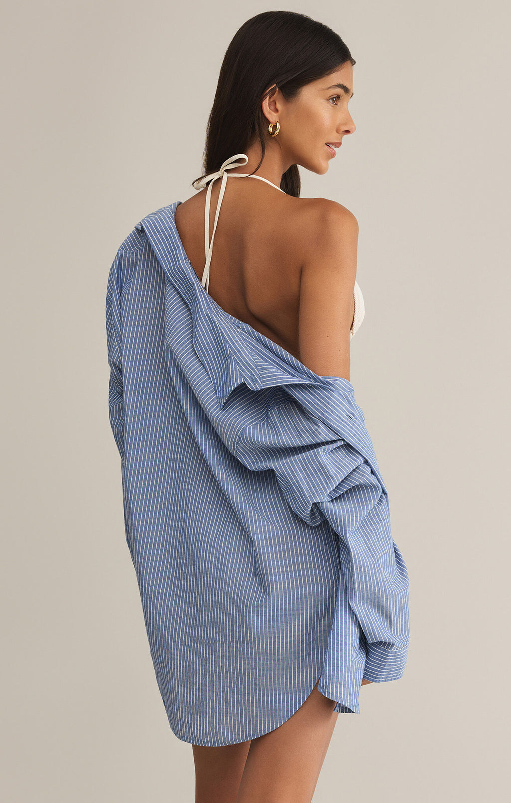 Z Supply Seaport Striped Shirt