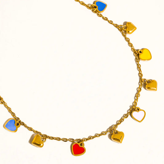 Basile 18K Gold Petite Heart Necklace