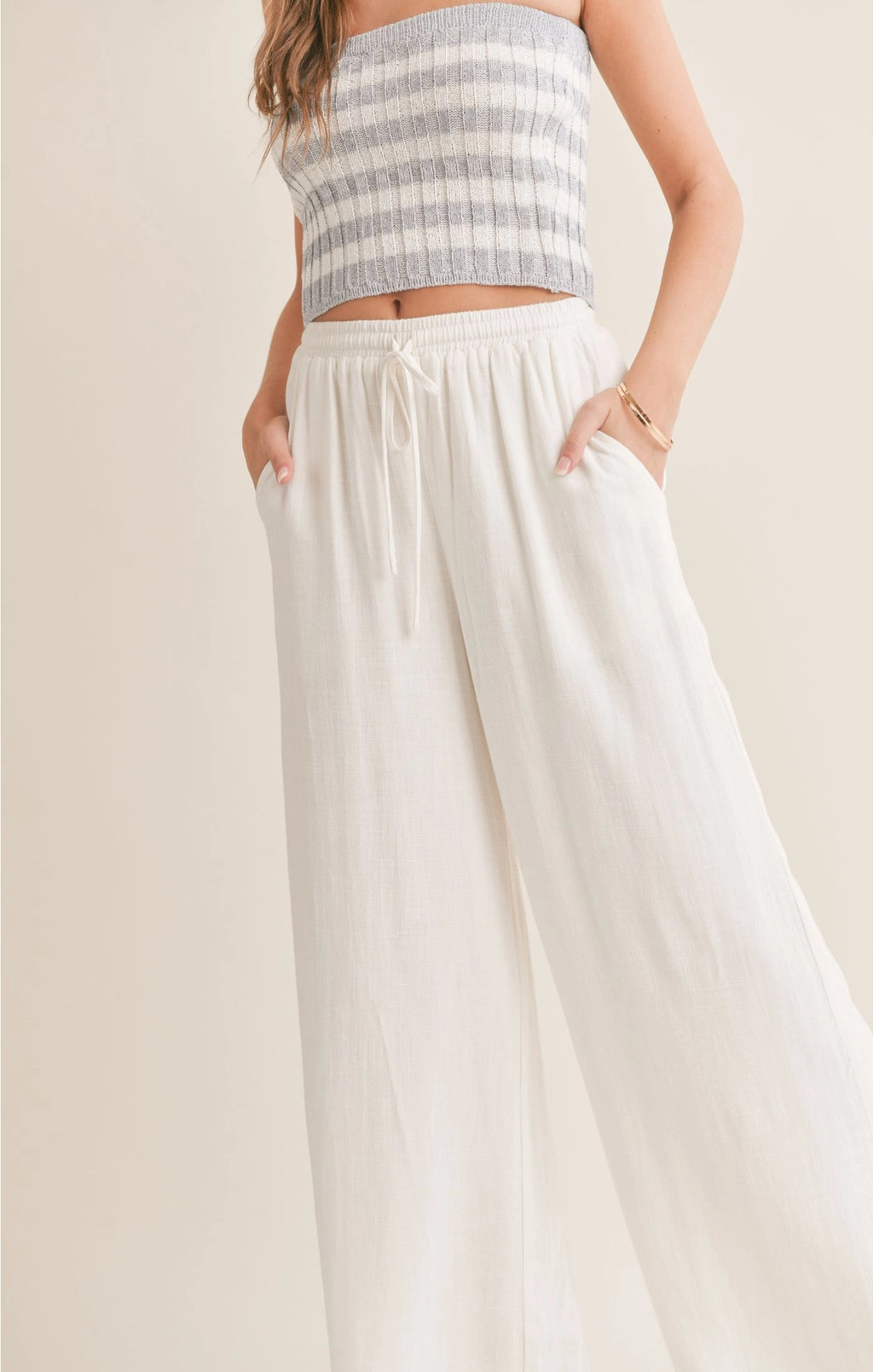 Sadie & Sage Sugarloaf Elastic Waist Pant
