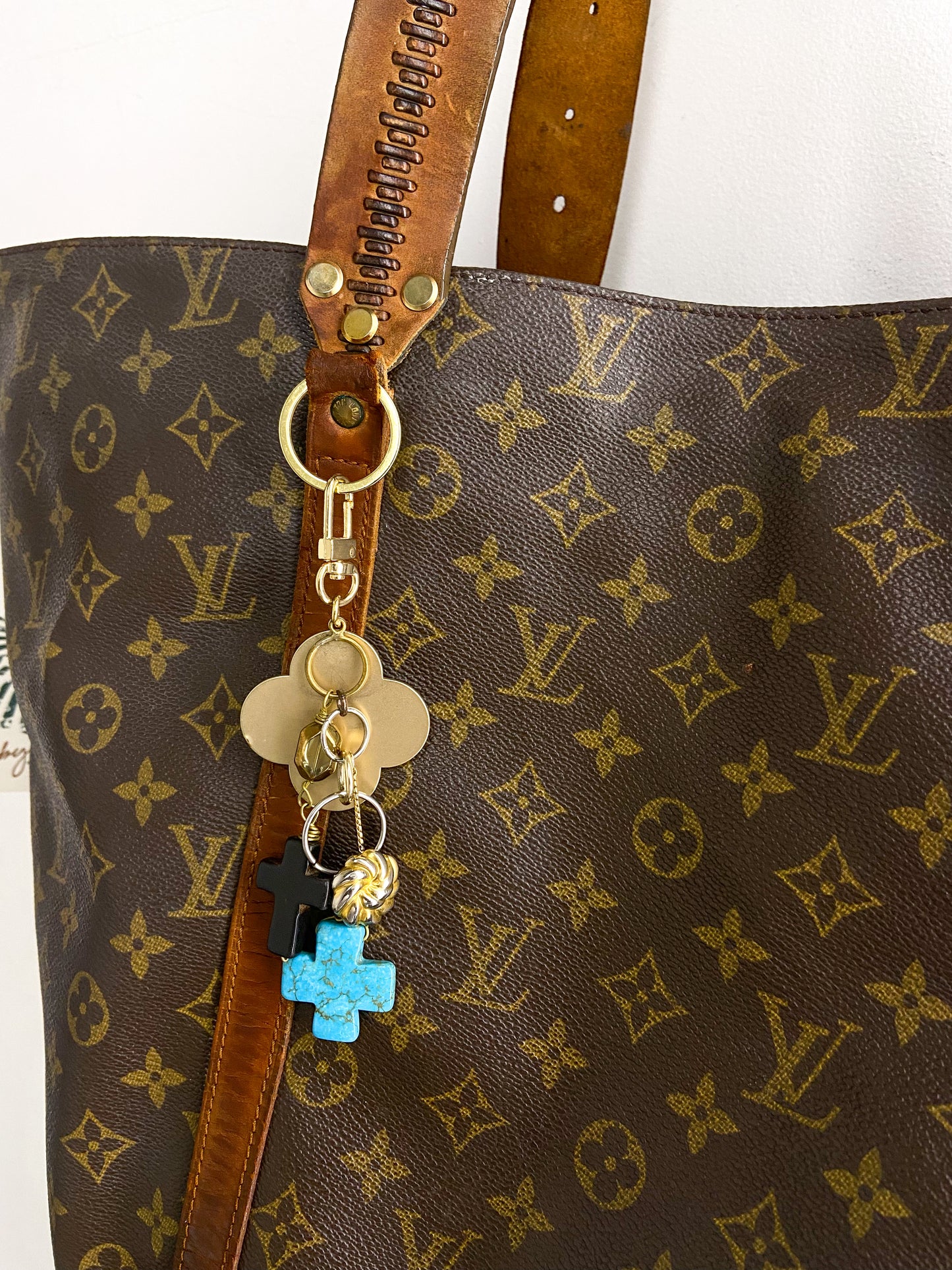 LS Upcycled Vintage LV Fleur-De-Lis Bag