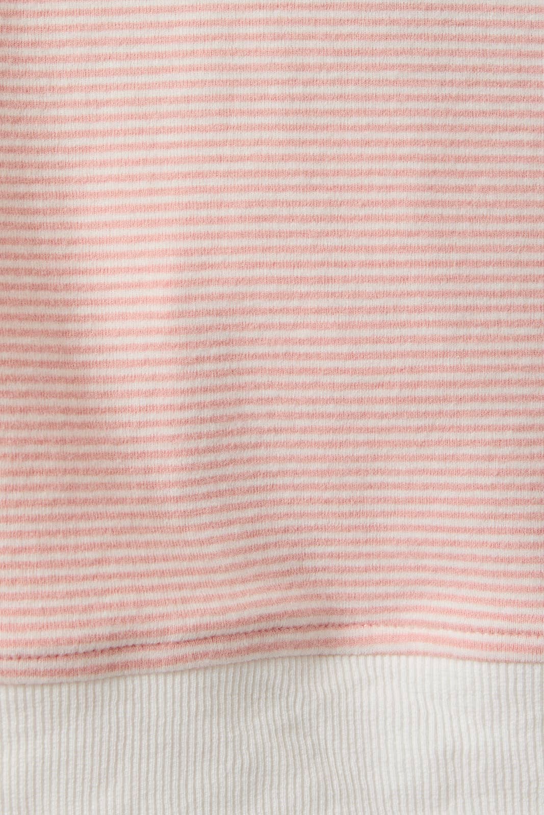 MOCK NECK STRIPE SWEATSHIRTS TOP