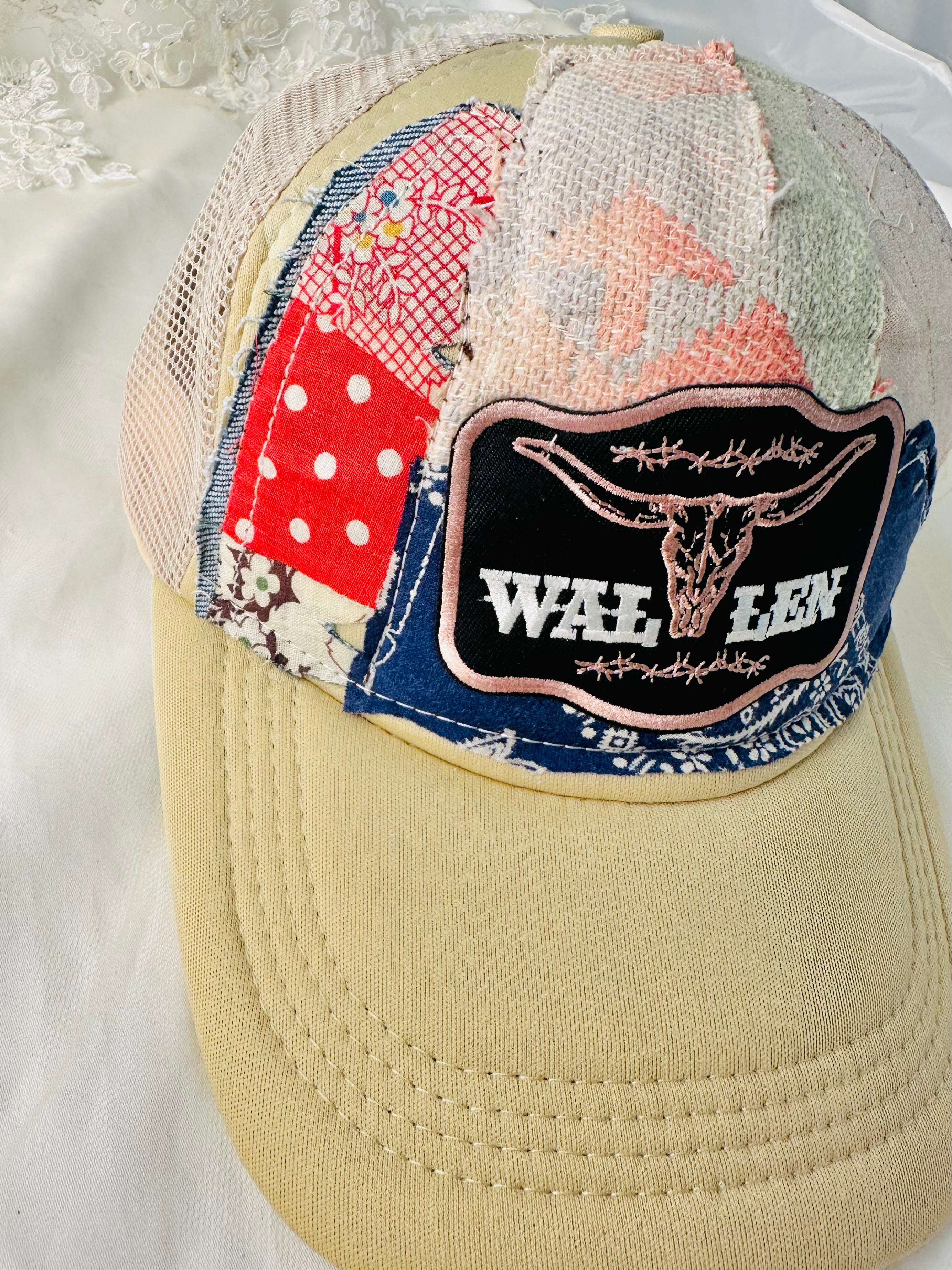 OOAK Wallen Patchwork Hat