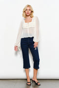 Gabrielle Ruched Blouse – Romantic